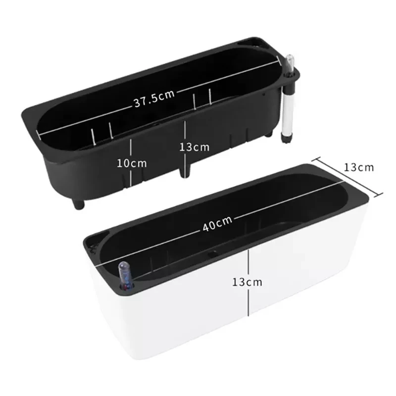 Rectangula Lazy Flower Pot Pot - Automatic Plant Waterer ulasan dan harga