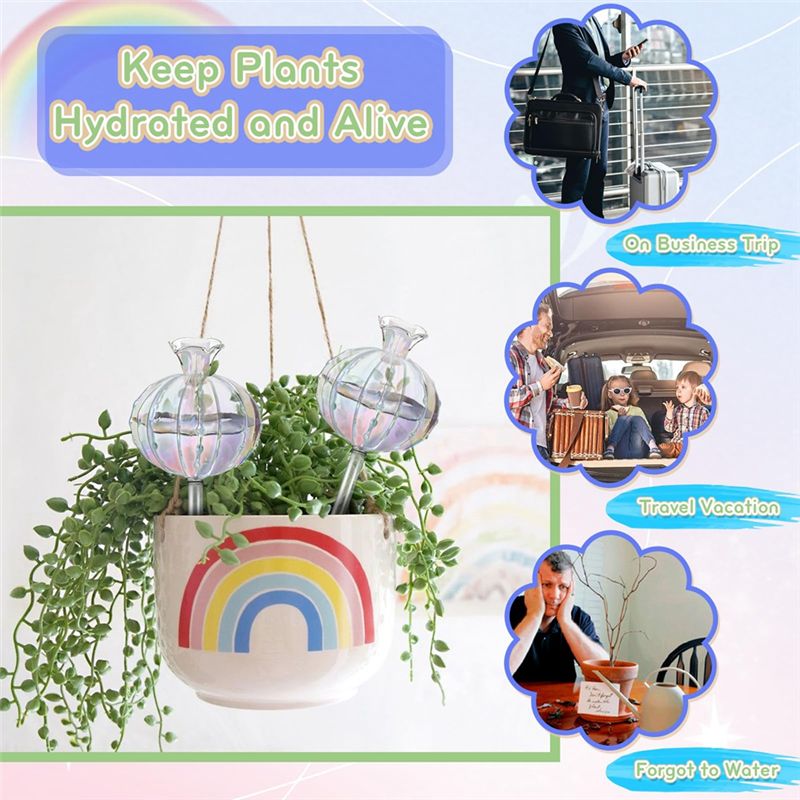 AA94-Plant Watering Bulbs Plan - Self-Watering Planter ulasan dan harga